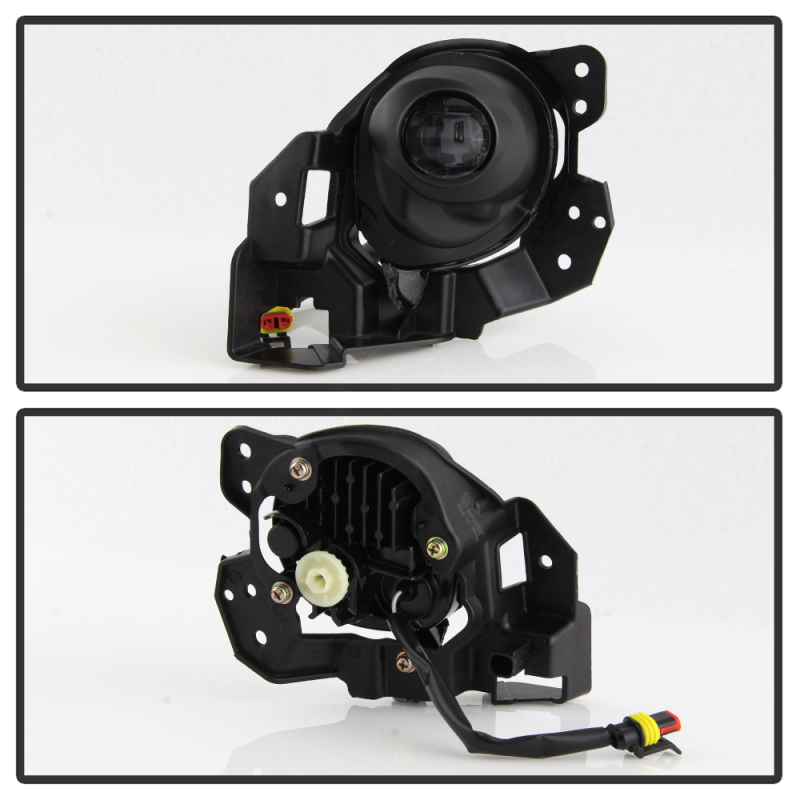 Mazda 3 Fog Lights - SPYDER - LED w/Switch - Clear - `17-`18