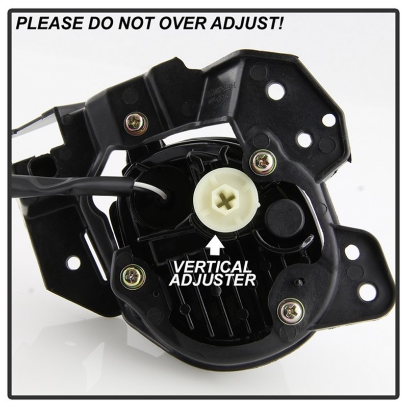 Mazda 3 Fog Lights - SPYDER - LED w/Switch - Clear - `17-`18