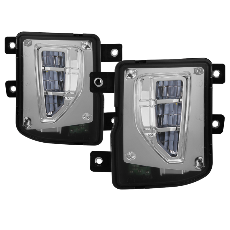 Chevrolet Silverado 1500 Fog Lights - SPYDER - OEM Style Full LED w/Switch - Clear - `16-`18 Chevrolet Silverado 1500 Fog Lights - SPYDER - OEM Style Full LED w/Switch - Clear - `16-`18