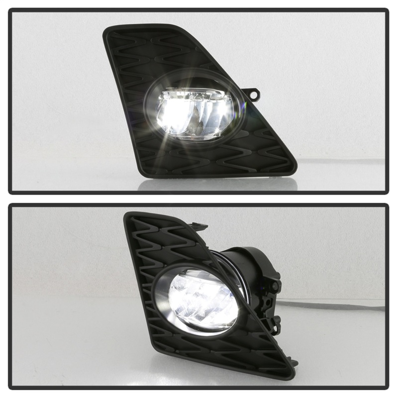 Lexus GS350 Fog Lights - SPYDER - OEM LED w/Switch - Clear - `13-`15