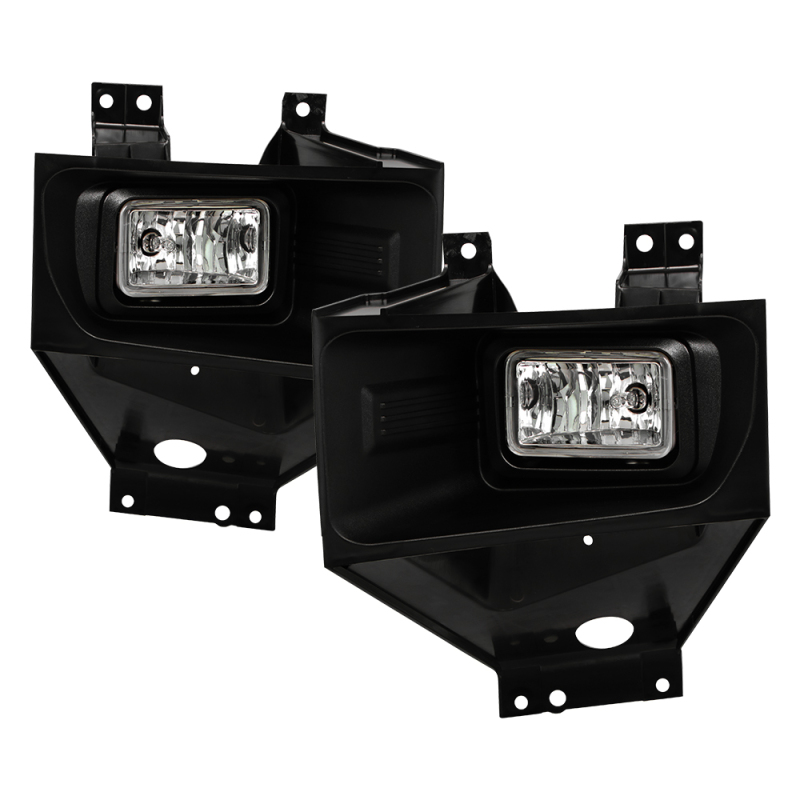 Ford F350 Fog Lights - SPYDER - LED with Switch - Clear - `17-`19