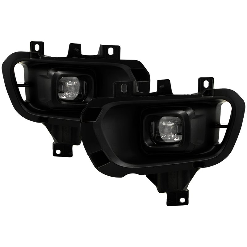 Ford Ranger Fog Lights - SPYDER - Full LED OEM Style w/Switch - Clear - `19-`23
