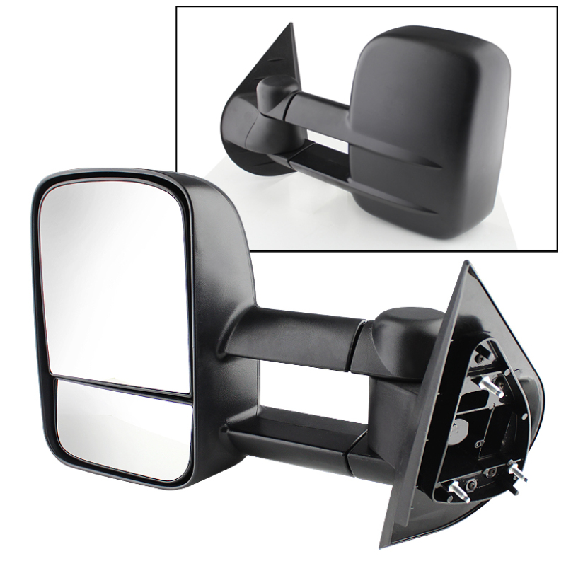 Chevrolet Silverado Side Mirror - Left - SPYDER - xTune, Manual Extendable, Manual Adjust - `07-`12 Chevrolet Silverado Side Mirror - Left - SPYDER - xTune, Manual Extendable, Manual Adjust - `07-`12