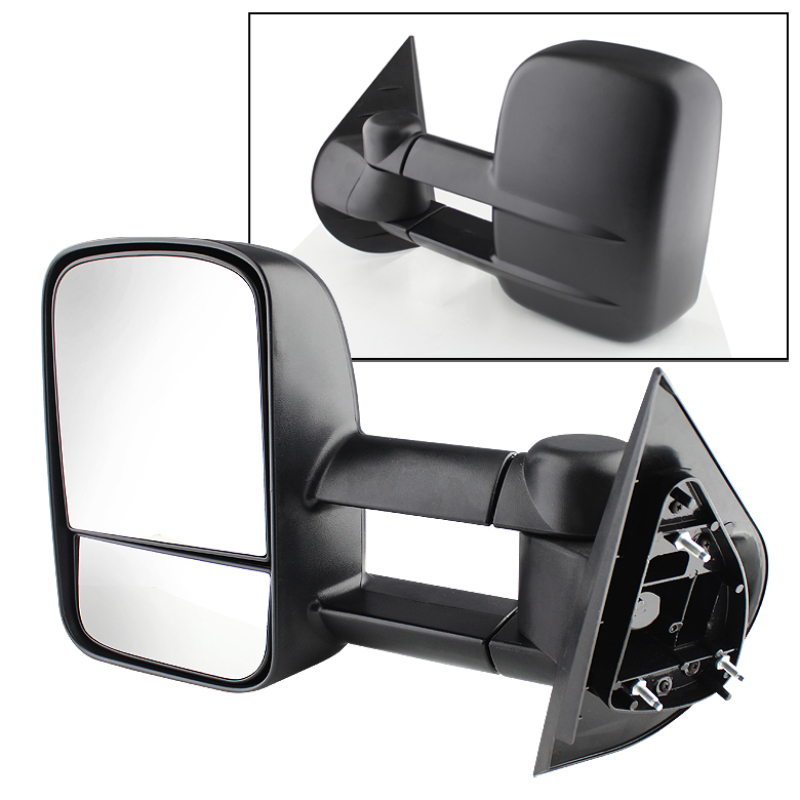 Chevrolet Silverado Side Mirror - Left - SPYDER - xTune, Manual Extendable, Power Adjust, Heated - `07-`12 Chevrolet Silverado Side Mirror - Left - SPYDER - xTune, Manual Extendable, Power Adjust, Heated - `07-`12