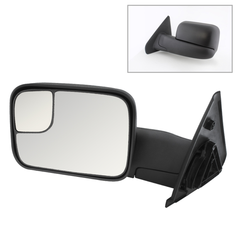 Dodge Ram Side Mirror - Left - SPYDER - xTune, Manual Extendable, Manual Adjust - `02-`09 Dodge Ram Side Mirror - Left - SPYDER - xTune, Manual Extendable, Manual Adjust - `02-`09