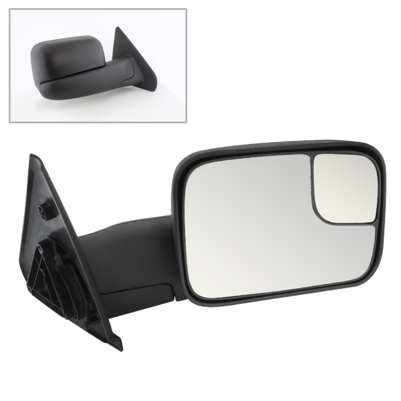 Dodge Ram Side Mirror - Right - SPYDER - xTune, Manual Extendable, Manual Adjust - `02-`09 Dodge Ram Side Mirror - Right - SPYDER - xTune, Manual Extendable, Manual Adjust - `02-`09