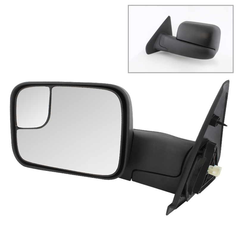 Dodge Ram Side Mirror - Left - SPYDER - xTune Manual Extendable Power Heated - `02-`09 Dodge Ram Side Mirror - Left - SPYDER - xTune Manual Extendable Power Heated - `02-`09
