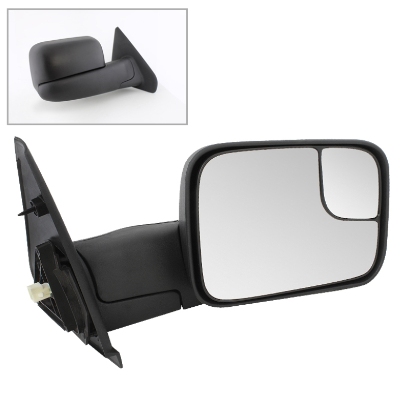 Dodge Ram Side Mirror - Right - SPYDER - xTune Manual Extendable + Power Adjustable + Heated - `02-`09 Dodge Ram Side Mirror - Right - SPYDER - xTune Manual Extendable + Power Adjustable + Heated - `02-`09