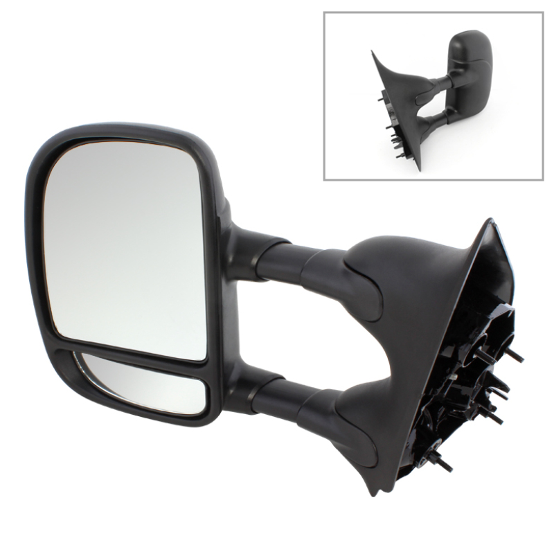 Ford F-350 Super Duty Side Mirror - Left - SPYDER - xTune, Manual Extendable, Manual Adjust - `02-`07 Ford F-350 Super Duty Side Mirror - Left - SPYDER - xTune, Manual Extendable, Manual Adjust - `02-`07