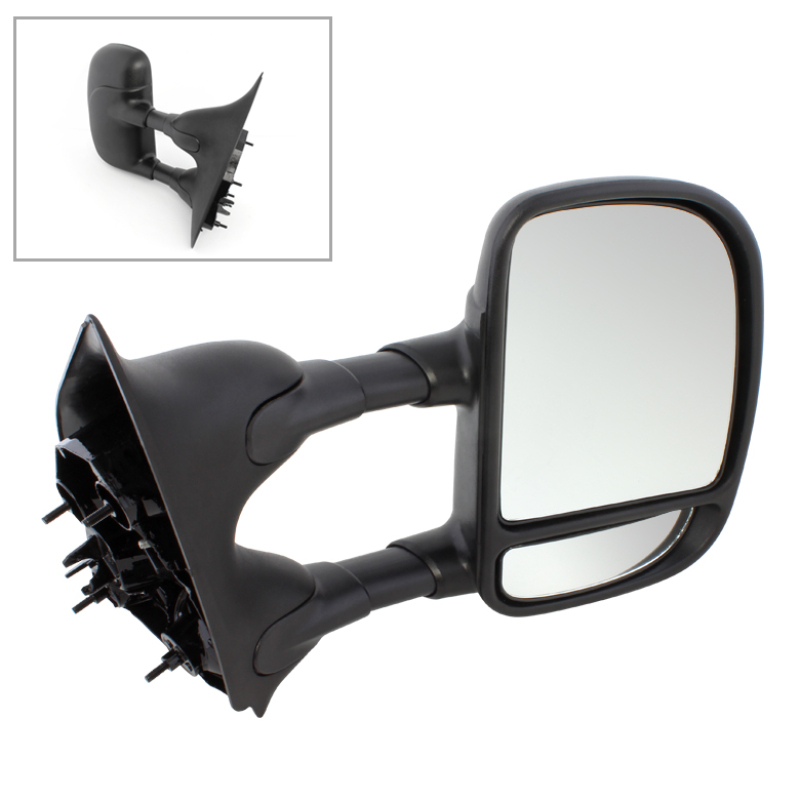 Ford F-350 Super Duty Side Mirror - Right - SPYDER - xTune Manual Extendable Manual Adjust - `02-`07 Ford F-350 Super Duty Side Mirror - Right - SPYDER - xTune Manual Extendable Manual Adjust - `02-`07