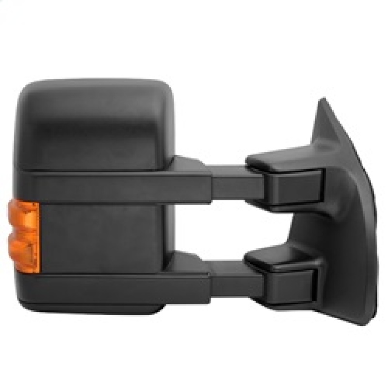 Ford F-350 Super Duty Side Mirror - Right - SPYDER - xTune + Manual Extendable + Manual Adjust + LED Signal (Amber) - Amber - `99-`14