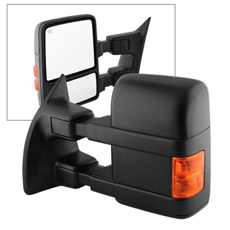 Ford F-550 Super Duty Side Mirror - Left - SPYDER - xTune Manual Extendable + Power Adjust + Heated - `08-`14 Ford F-550 Super Duty Side Mirror - Left - SPYDER - xTune Manual Extendable + Power Adjust + Heated - `08-`14