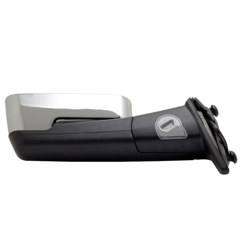 Dodge Ram 1500 Side Mirror - Left - SPYDER - Manual Extendable, Power Heated/Adjustable, LED Turn Signal, Chrome Housing - Chrome - `09-`10