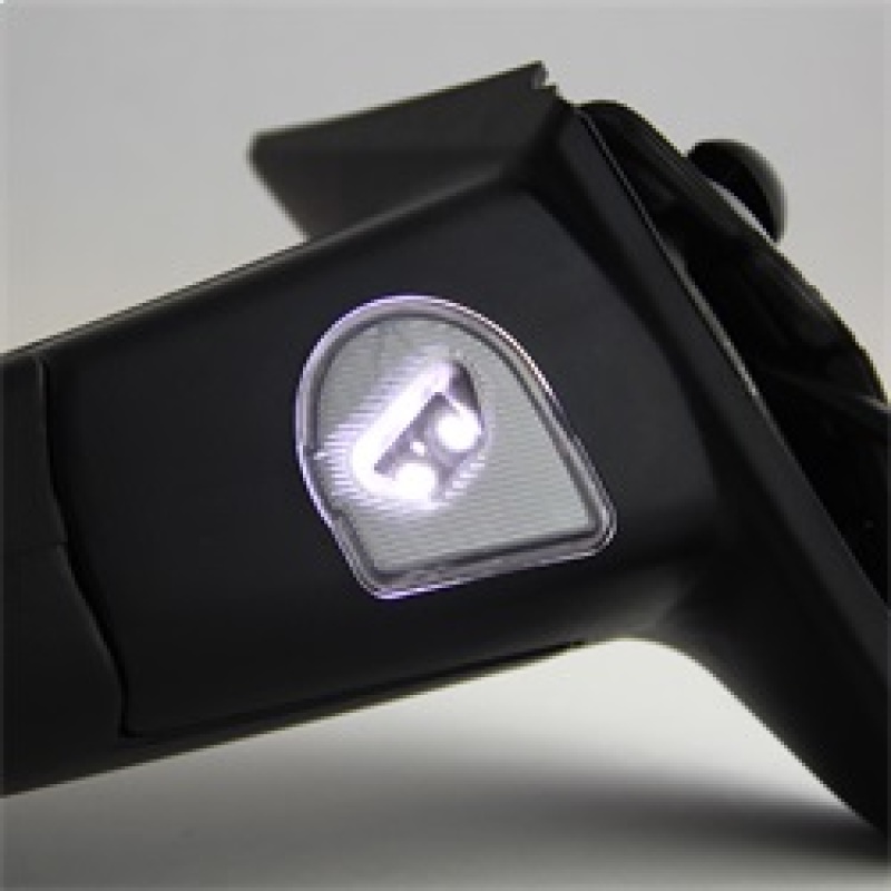 Dodge Ram 1500 Side Mirror - Left - SPYDER - Manual Extendable, Power Heated/Adjustable, LED Turn Signal, Chrome Housing - Chrome - `09-`10