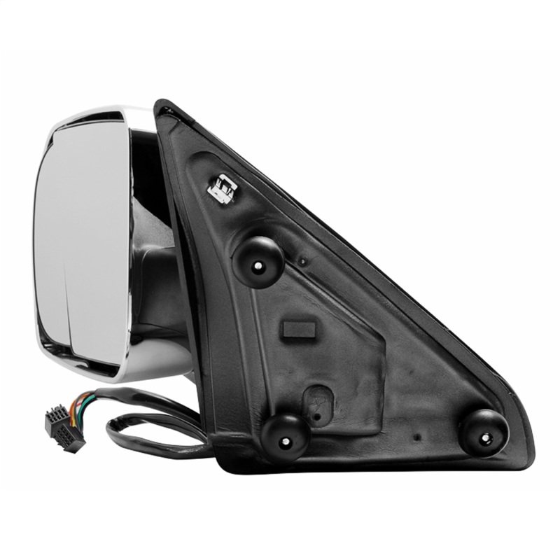 Dodge Ram 1500 Side Mirror - Left - SPYDER - Manual Extendable, Power Heated/Adjustable, LED Turn Signal, Chrome Housing - Chrome - `09-`10