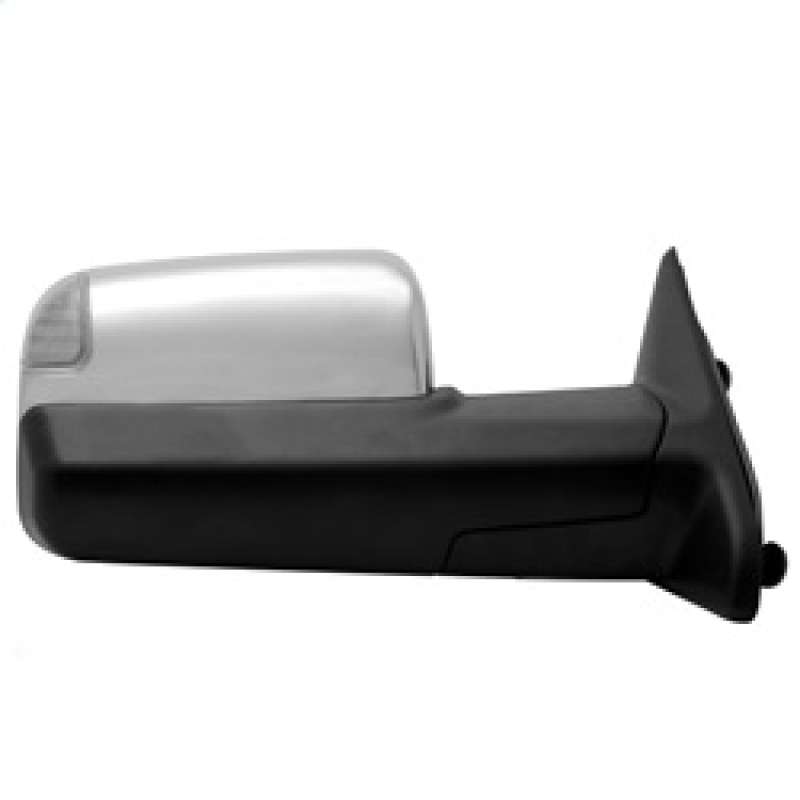 Ram 1500 Side Mirror - Right - SPYDER - Manual Extendable + Power Heated/Adjustable + LED Turn Signal + Chrome Housing - Chrome - `11-`12