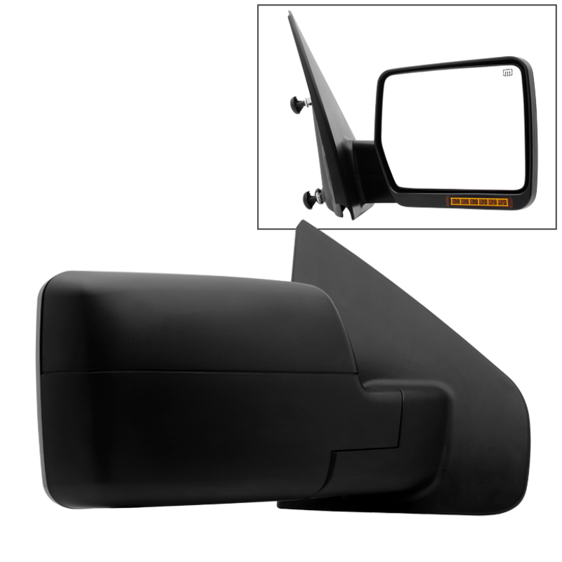 Ford F-150 Side Mirror - Right - SPYDER - xTune Power Heated + Amber LED Signal (OE Style) - Amber - `04-`06 Ford F-150 Side Mirror - Right - SPYDER - xTune Power Heated + Amber LED Signal (OE Style) - Amber - `04-`06