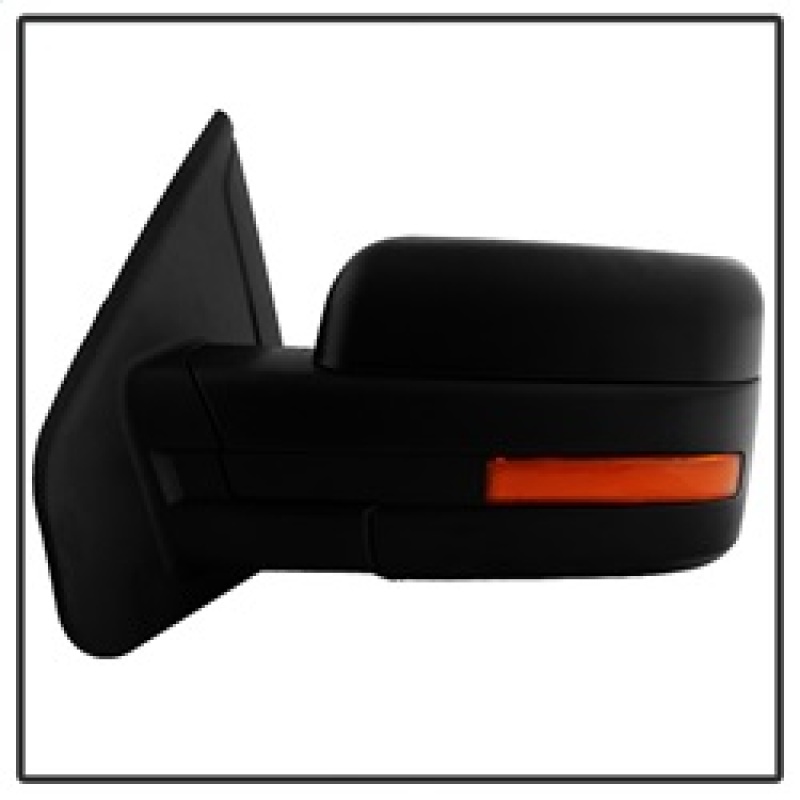 Ford F-150 Side Mirror - Right - SPYDER - xTune Power Heated Amber LED Signal OE - Amber - `07-`14