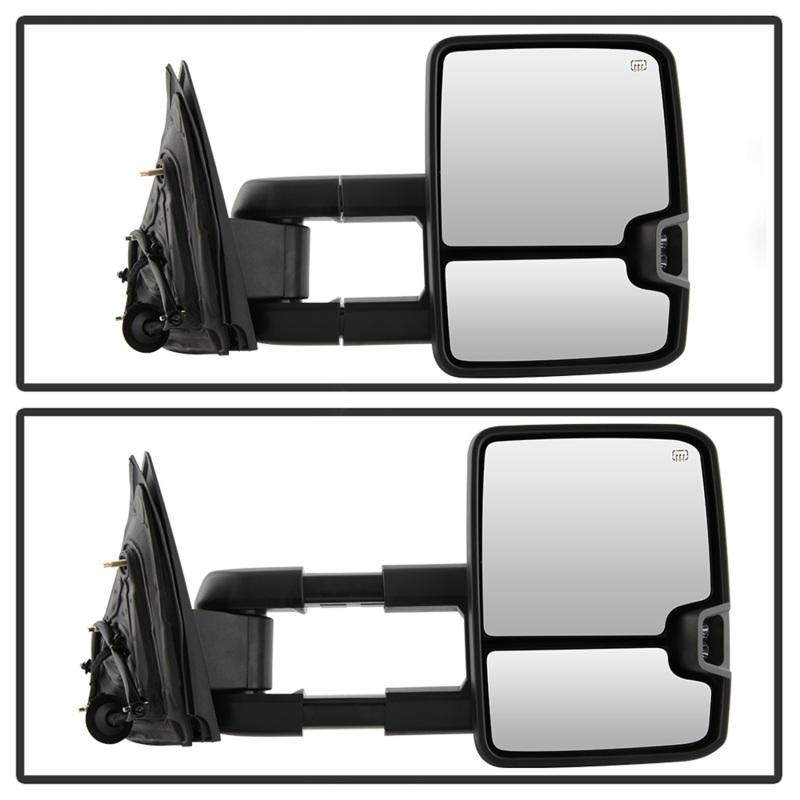 Chevrolet Silverado Side Mirrors - Left And Right - SPYDER - G2 Power Heated Amber LED Signal Telescoping - `14-`16