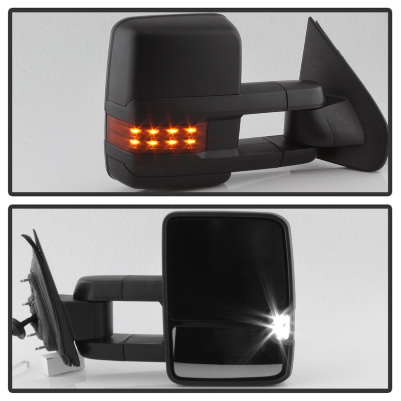 Chevrolet Silverado Side Mirrors - Left And Right - SPYDER - G2 Power Heated Amber LED Signal Telescoping - `14-`16
