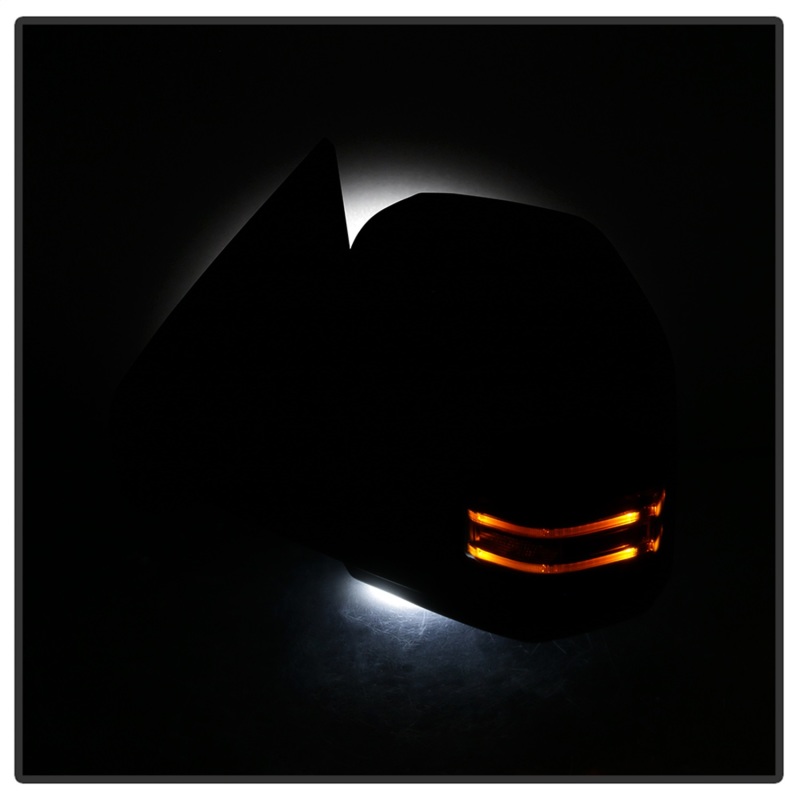 Ford F-150 Side Mirrors - SPYDER - Heated LED Telescoping - Smoke - `04-`14