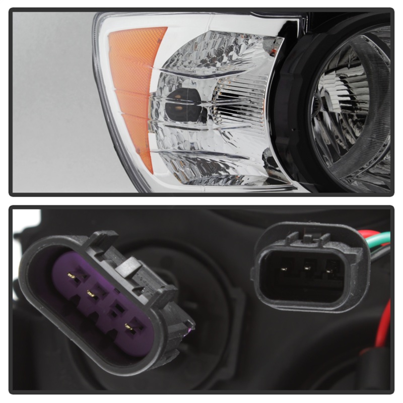 Chevrolet Sonic Headlights - Passenger Side - SPYDER - xTune Halogen - Black - `12-`15