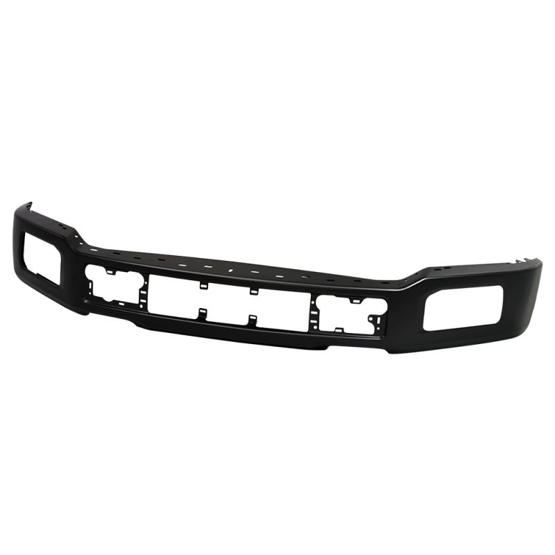 Ford F150 Bumper - Front - SPYDER - w/Fog Lights Hole - Black - `18-`20