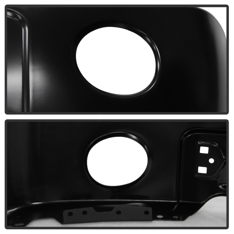Ford F150 Bumper - Front - SPYDER - w/Fog Light Hole - Black - `09-`14