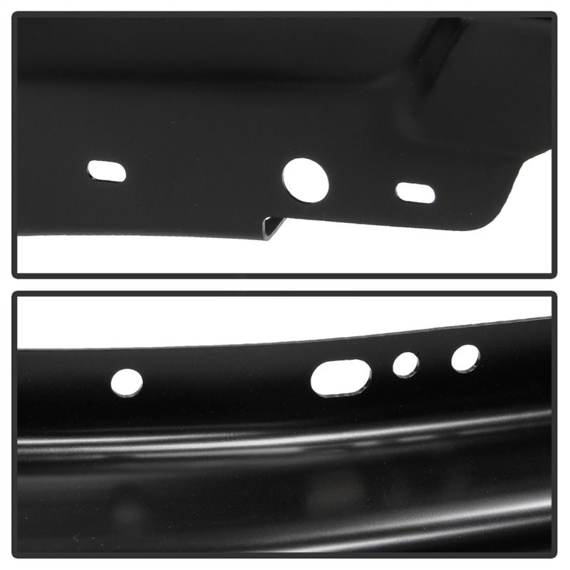 Ford F150 Bumper - Front - SPYDER - w/Fog Light Hole - Black - `09-`14