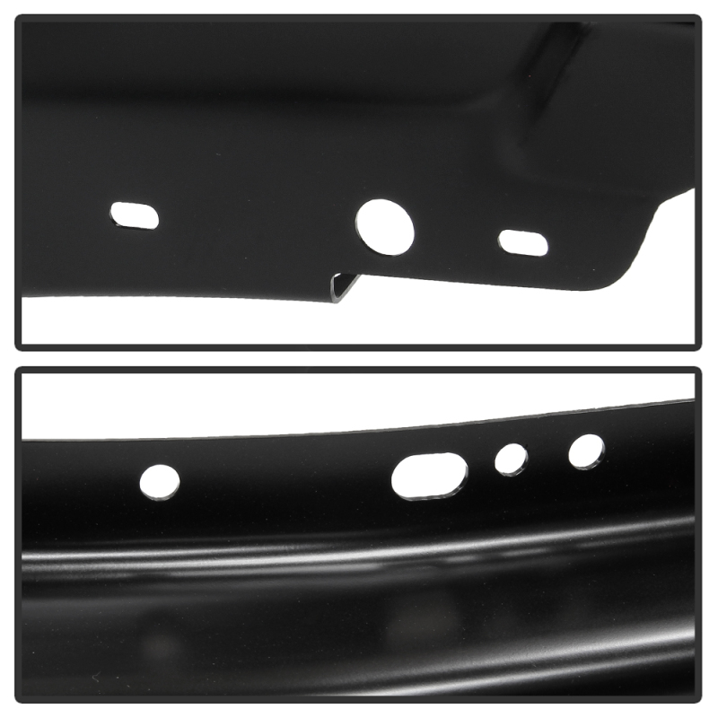 Ford F150 Bumper - Front - SPYDER - w/Fog Light Hole - Black - `09-`14