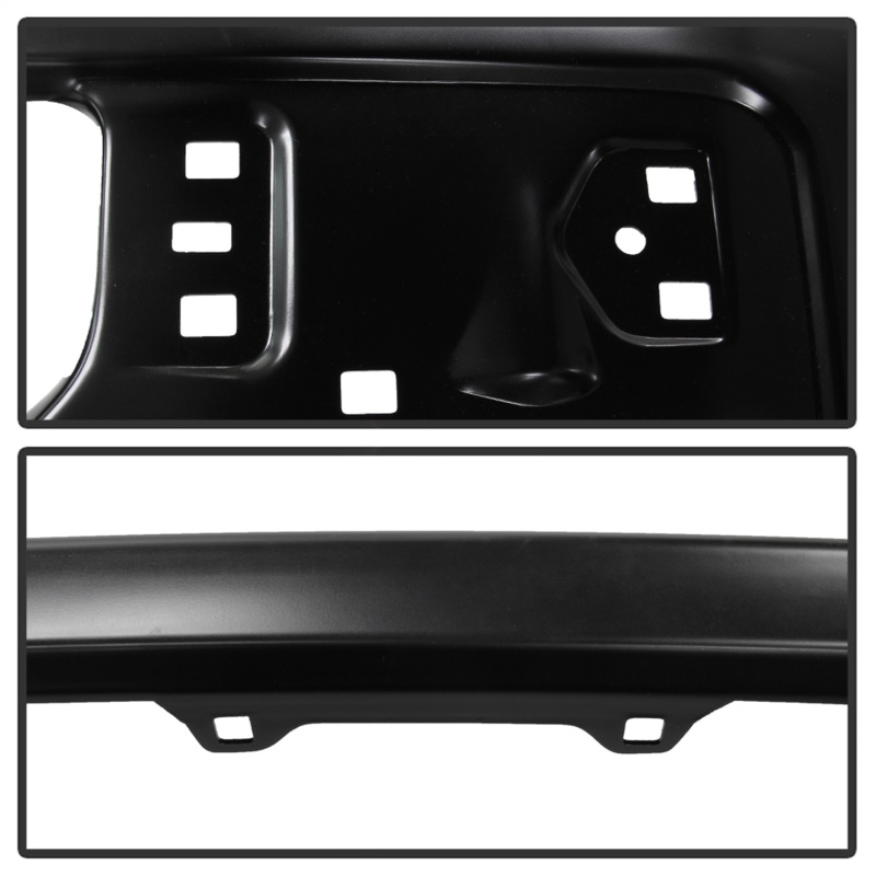 Ford F150 Bumper - Front - SPYDER - w/Fog Light Hole - Black - `09-`14