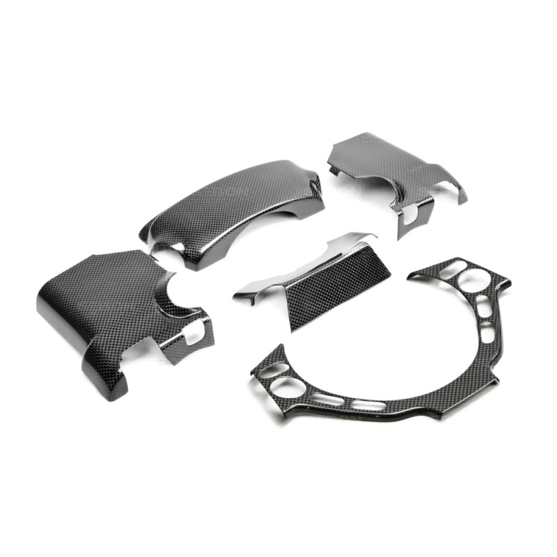 Nissan GTR Steering Column Surround Trim - Interior - Seibon - 4 pcs, 3K 2x2 Twill Weave - Carbon Fiber - `09-`14 Nissan GTR Steering Column Surround Trim - Interior - Seibon - 4 pcs, 3K 2x2 Twill Weave - Carbon Fiber - `09-`14