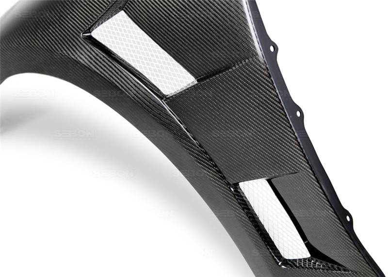 Lexus IS Fenders - Seibon - SEI, 10mm Wider, Vented, 3K 2x2 Twill - Carbon Fiber - `14-`20