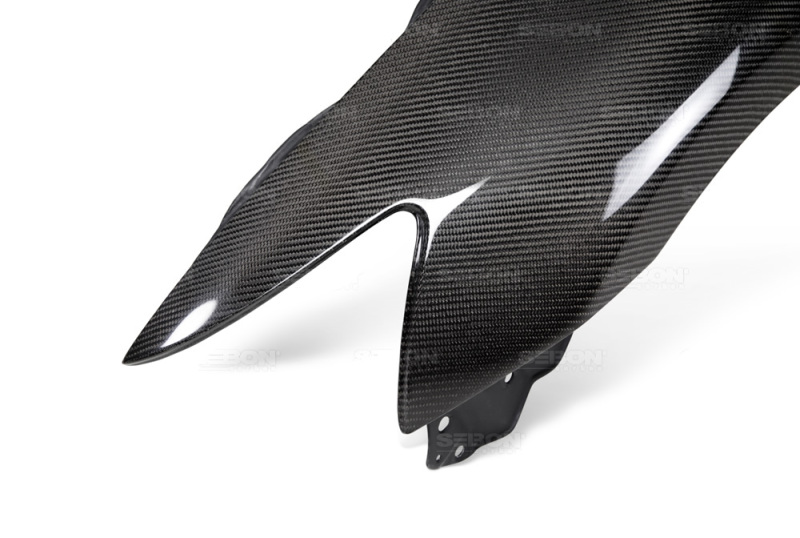 Lexus IS Fenders - Seibon - SEI, 10mm Wider, Vented, 3K 2x2 Twill - Carbon Fiber - `14-`20