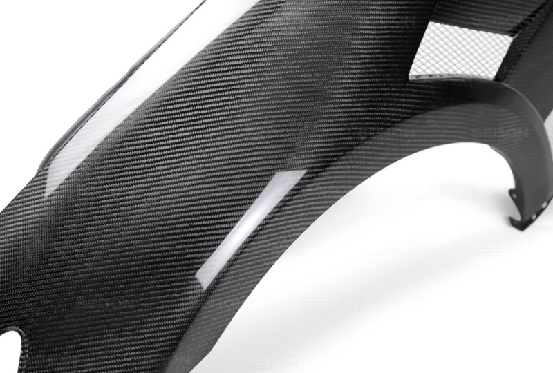 Lexus IS Fenders - Seibon - SEI, 10mm Wider, Vented, 3K 2x2 Twill - Carbon Fiber - `14-`20