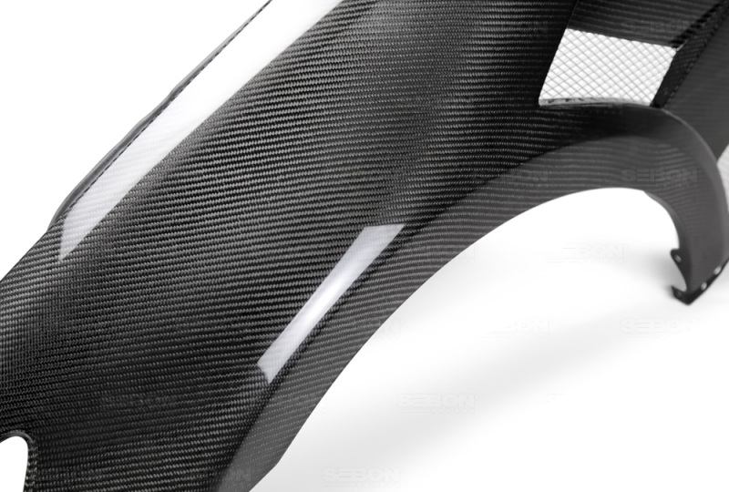 Lexus IS Fenders - Seibon - SEI, 10mm Wider, Vented, 3K 2x2 Twill - Carbon Fiber - `14-`20