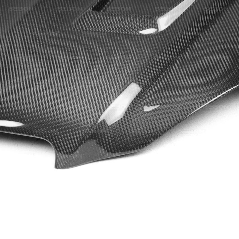 Mercedes-Benz C-Class Hood - Seibon - GT Style - Carbon Fiber - `12-`14