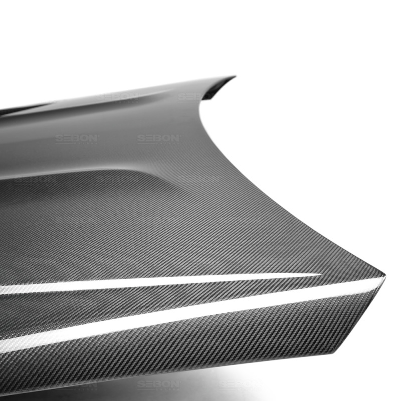 Mercedes-Benz C-Class Hood - Seibon - GT Style - Carbon Fiber - `12-`14