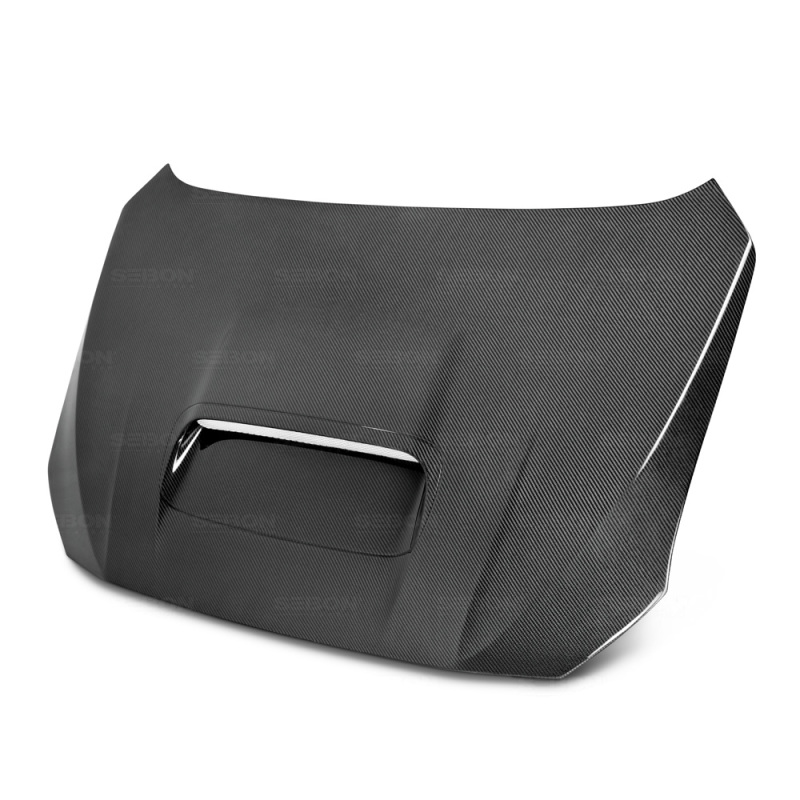 Subaru WRX Hood - Seibon - OEM Style Carbon Fiber - Carbon Fiber - `15-`18 Subaru WRX Hood - Seibon - OEM Style Carbon Fiber - Carbon Fiber - `15-`18
