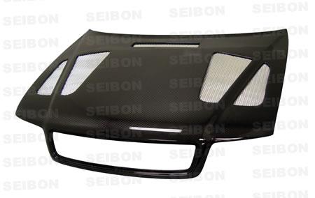 Audi A4 Hood - Seibon - ER - Carbon Fiber - `96-`01