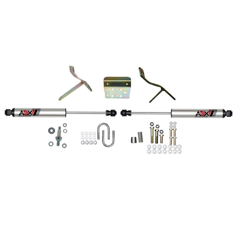 Dodge Ram 2500 Alignment Kit - Skyjacker - ADX 2.0 Dual Stabilizer - Polished Aluminum - `03-`08