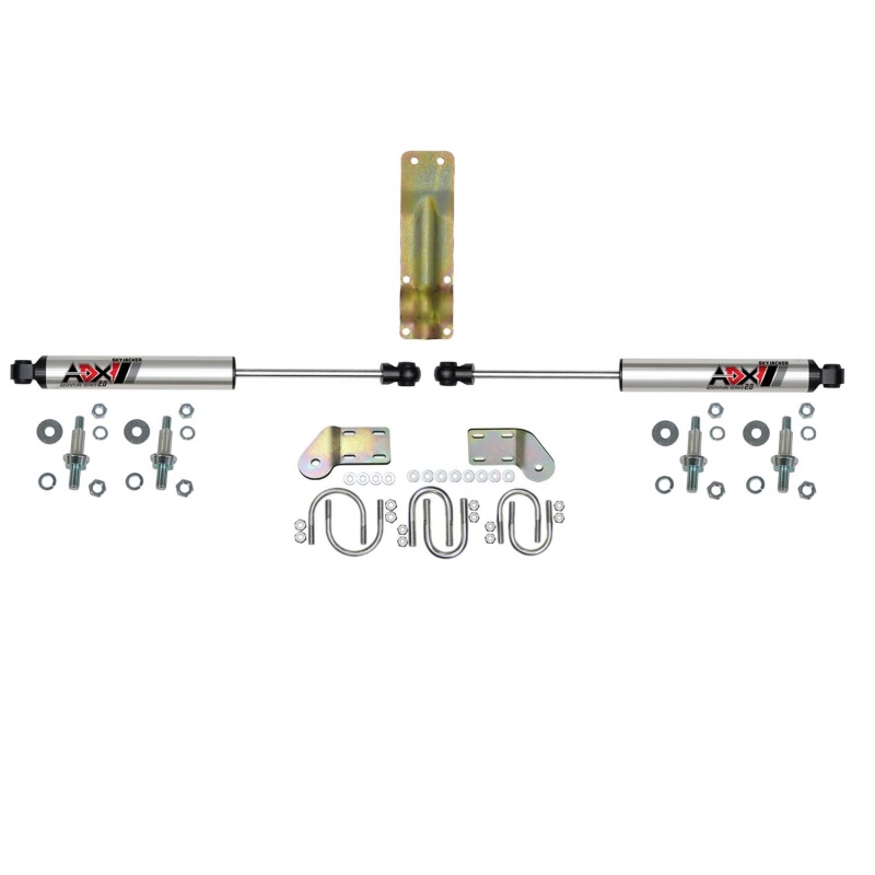 Dodge Ram 1500 Alignment Kit - Skyjacker - ADX 2.0 Dual Stabilizer Kit - Polished Aluminum - `98-`01