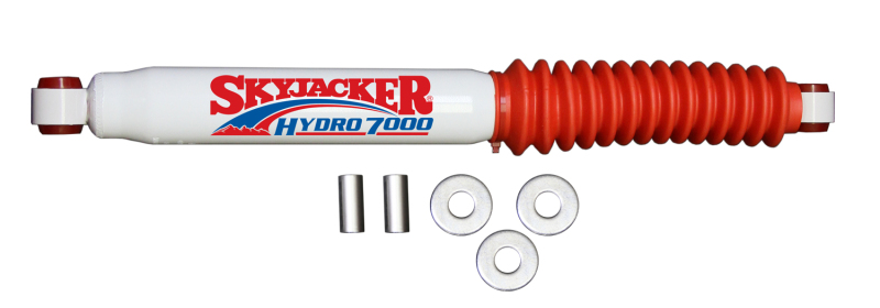 Ford F-250 Steering Damper Kit - Skyjacker - White with Red Boot - 2004