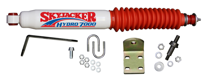 GMC Sierra Steering Damper Kit - Skyjacker - SNGL STAB KT - White/Red - 2007
