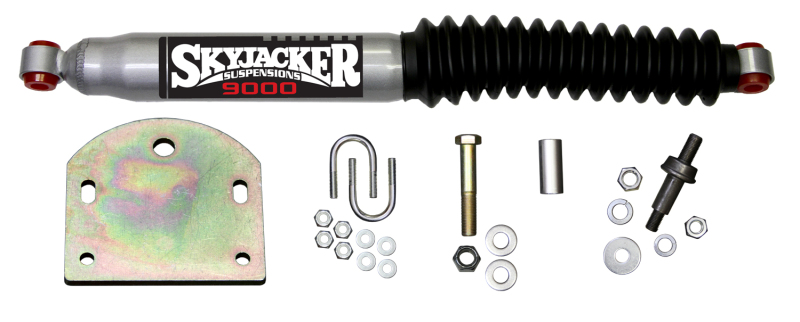 Ford F-250 Steering Damper Kit - Skyjacker - SNGL STAB KT; SILVER W/BK BO - `99-`04