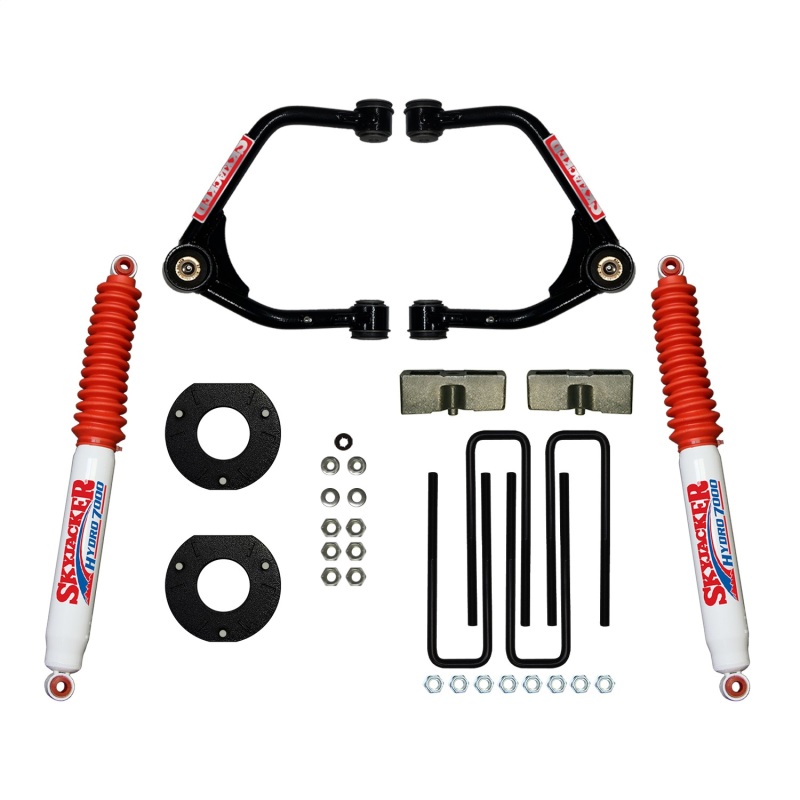 GMC Sierra 1500 Suspension Lift Kit - Skyjacker - 3.5in Lift Kit w/Rear Hydro7000 Shock - `19-`21
