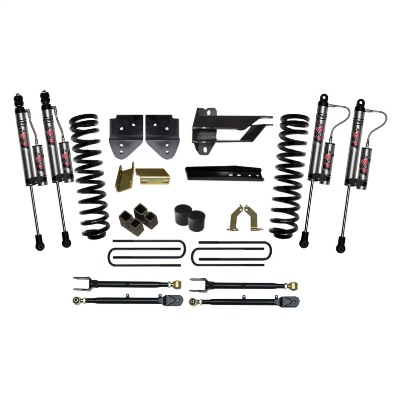 Ford F-250 Suspension Lift Kit - Front + Rear - Skyjacker - ADX 2.0 Remote Reservoir Monotube Shocks - 2017