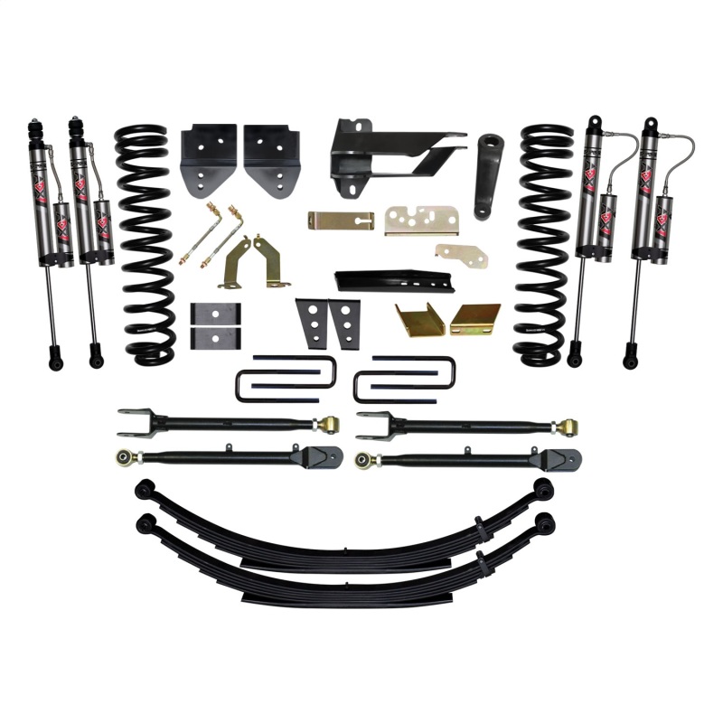 Ford F-350 Suspension Lift Kit - Skyjacker - 8.5-inch 4-Link Conversion with ADX 2.0 Remote Reservoir Monotube Shocks - 2017