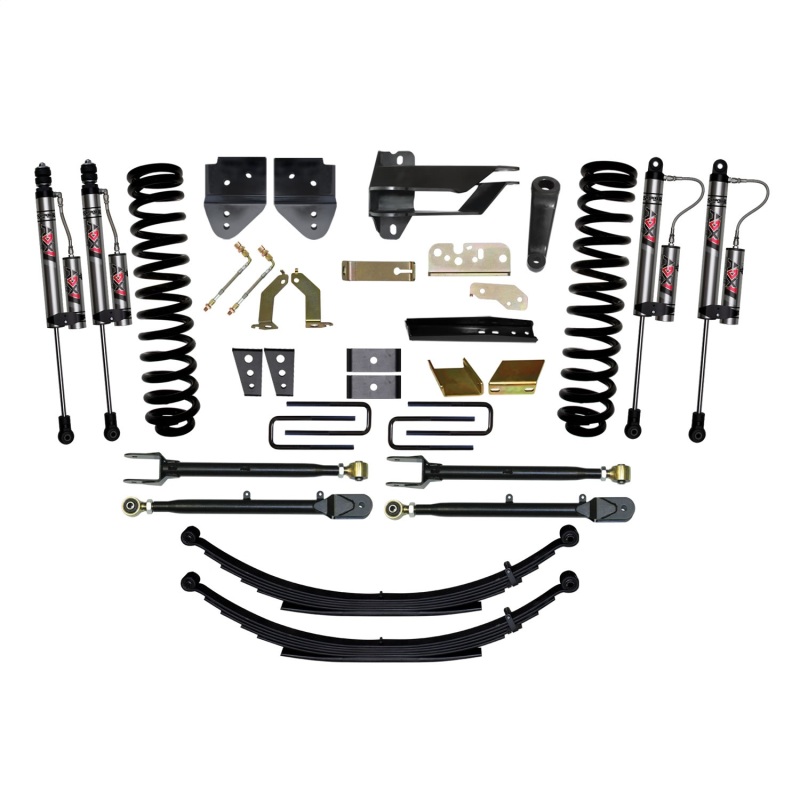 Ford F-250 Suspension Lift Kit - Skyjacker - 8.5-inch 4-Link Conversion + ADX 2.0 Remote Reservoir Monotube Shocks - 2017