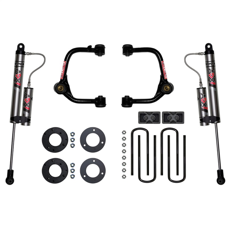 Ford F-150 Suspension Lift Kit - Skyjacker - Upper Control Arm, ADX 2.0 Remote Reservoir Shocks, 3in Lift - 2021